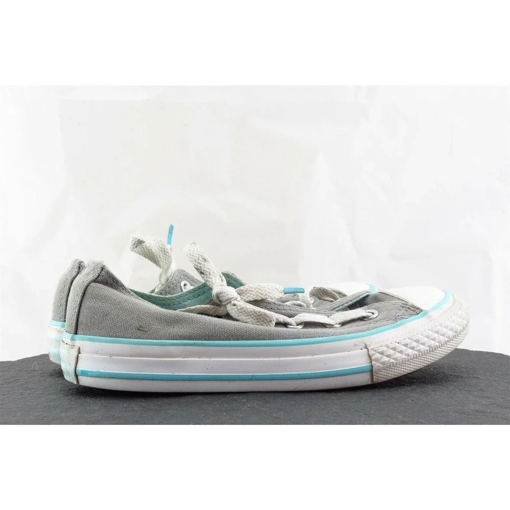 Converse all Star Toddler Girls 13 Medium Gray Low Top Fabric 6488568f‎
